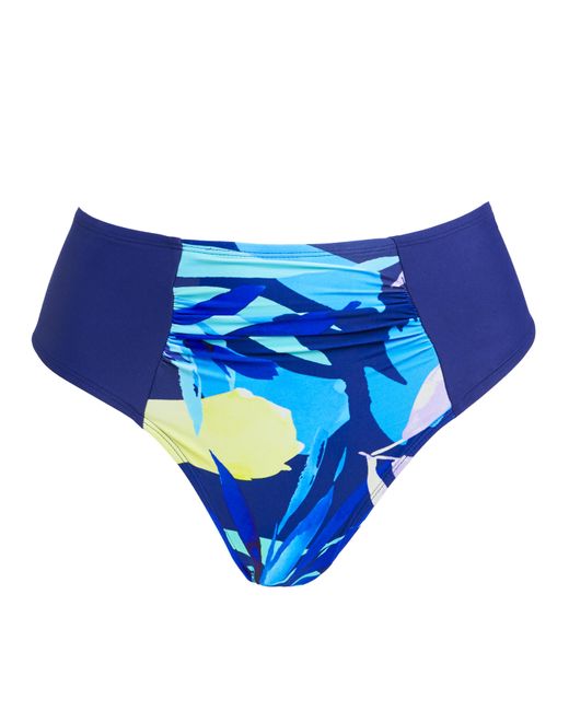 JD Williams Blue Leaf Mix And Match High Bikini Bottoms