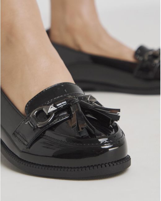Simply Be Gray Low Cut Tassel Loafer Ex Wide