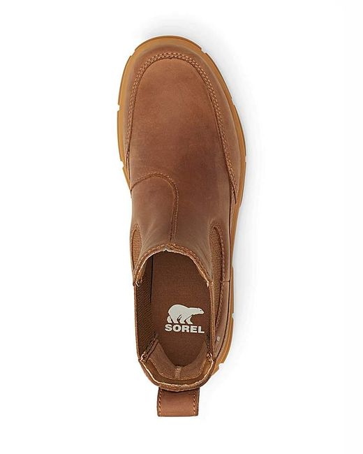 Sorel Brown Explorer Chelsea Boot