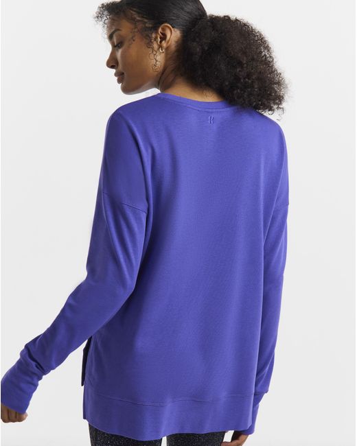 Sweaty Betty Blue Longline Sweatshirt