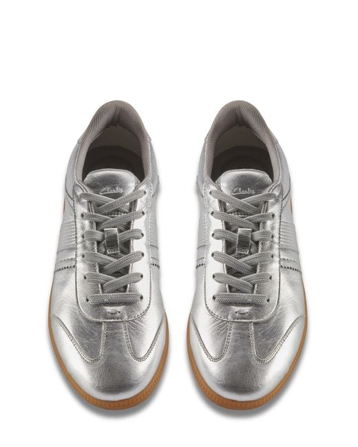 Clarks White Stara Combi Trainers