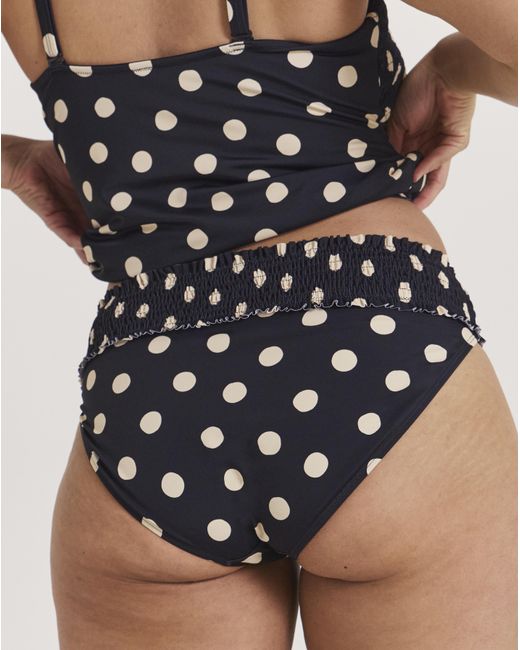 Simply Be Black Classic Printed Bikini Bottoms