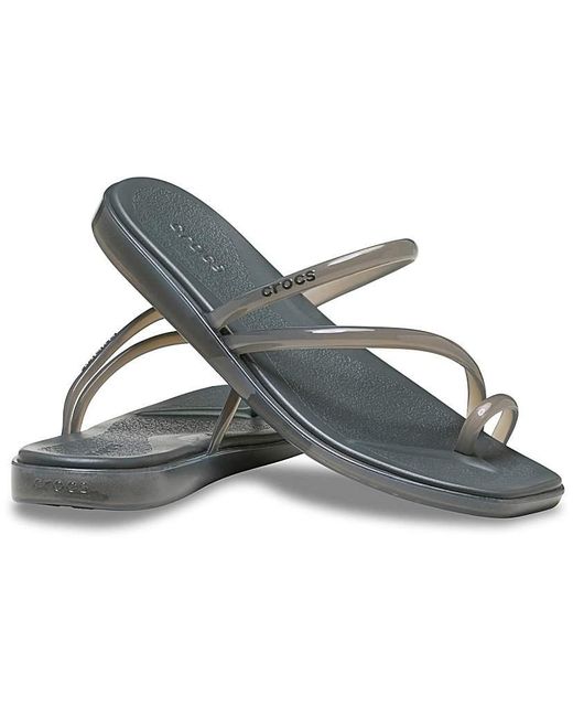 CROCSTM White Miami Jely Toe Loop Sandal