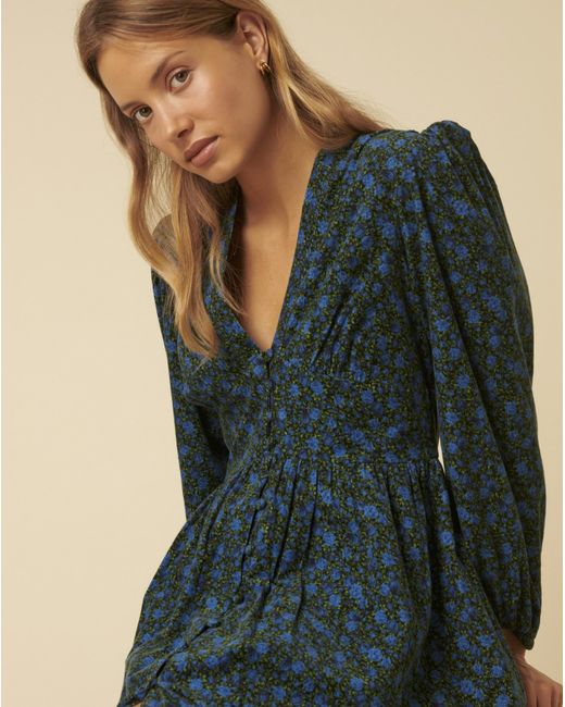 Nobody's Child Blue Starlight Midi Dress