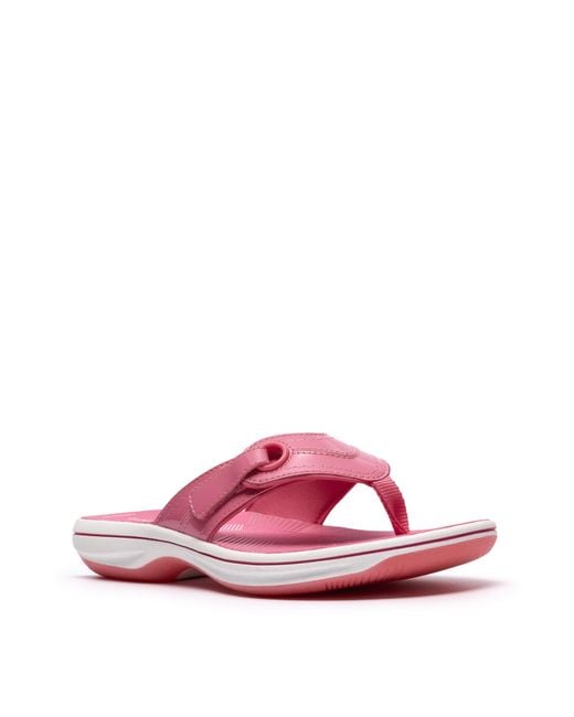 Clarks Pink Cloudsteppers Sandal D Fit