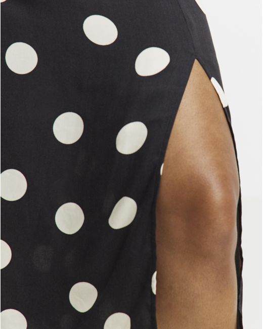 Simply Be White Spun Viscose Midi Skirt