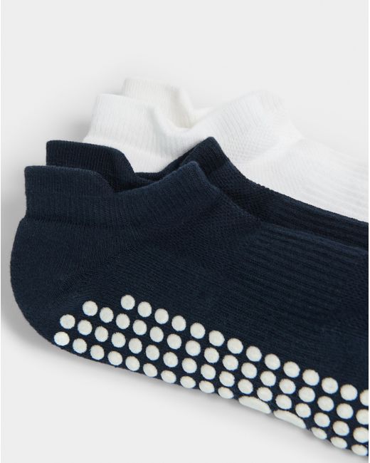 Sweaty Betty Blue Women's Reformer Trainer Gripper Socks 2 Pack
