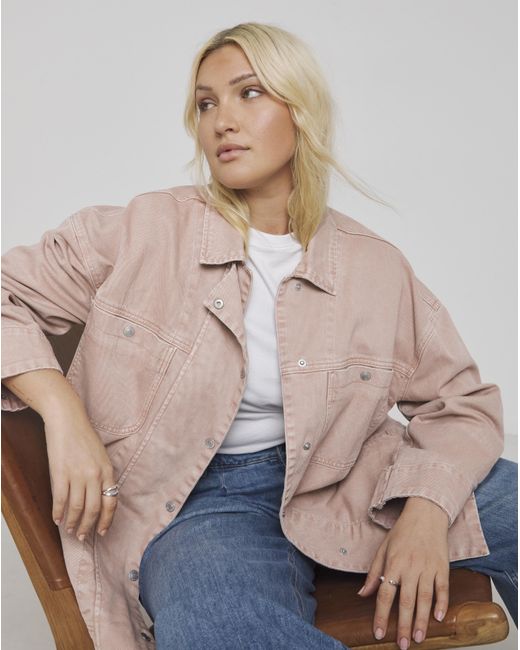 Simply Be Natural Denim Workwear Jacket