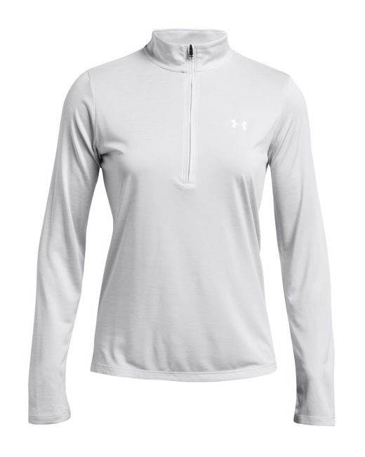 Under Armour White Tec 1/2 Zip Twist Top