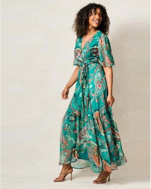 Hope & Ivy Blue Reese Dress