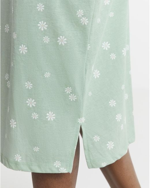 Simply Be Blue Floral Value 2 Pack T-Shirt Nighties