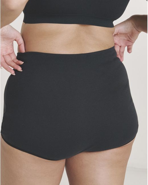 Pretty Secrets Black 4 Pack Comfort Short Knickers
