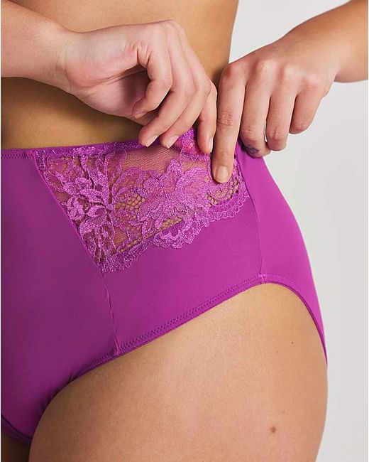 Pretty Secrets Purple Ella Full Briefs