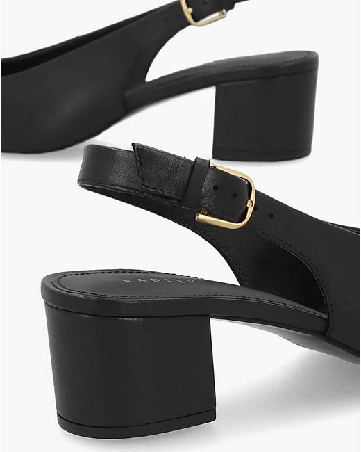 Radley Black Bliss Crescent Sling Backs