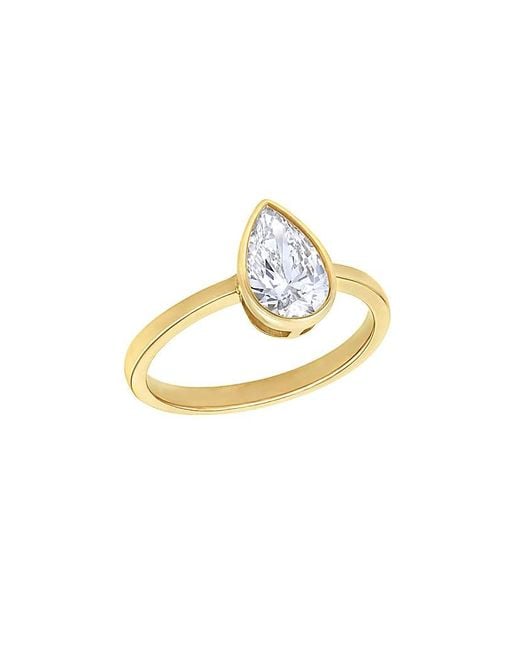 iJewel Metallic 9Ct Lab Diamond 1Ct Ring
