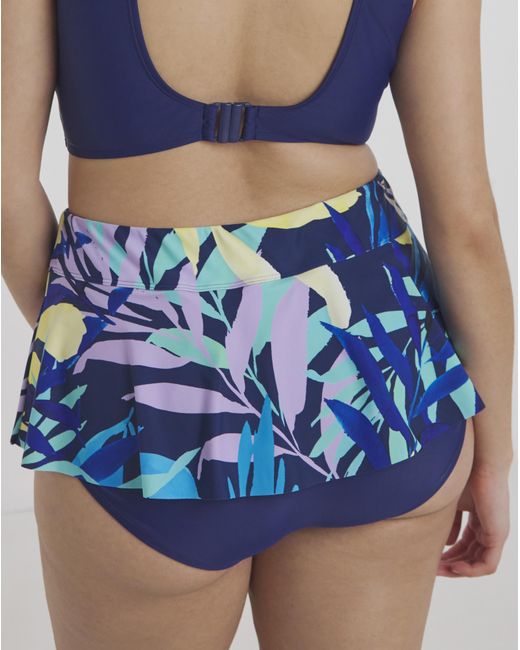 JD Williams Blue Leaf Mix And Match Skirted Brief