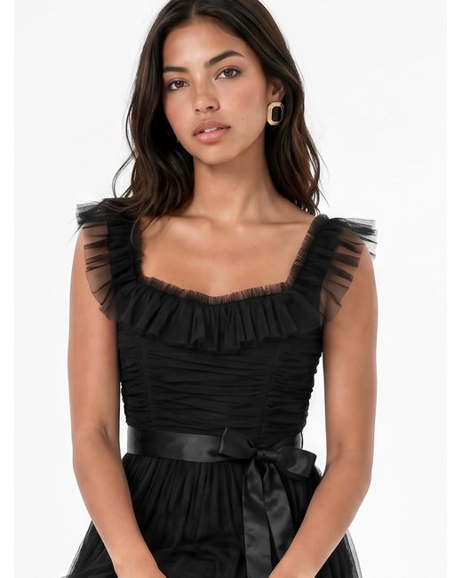 Anaya with love Black Anaya Plain Dress