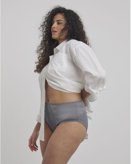 Goddess White Keira Full Fit Briefs