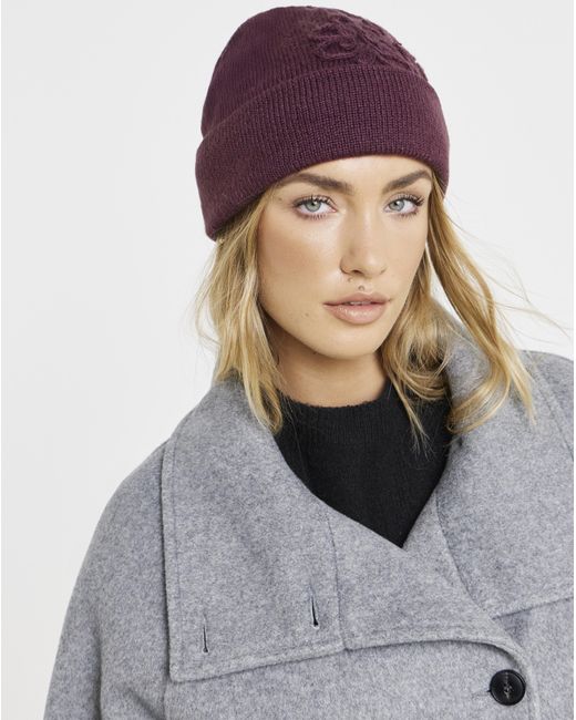 JD Williams Multicolor Floral Embroidered Beanie