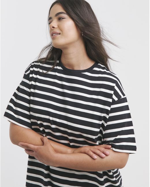 Simply Be Multicolor Cotton Jersey Midi T-Shirt Dress