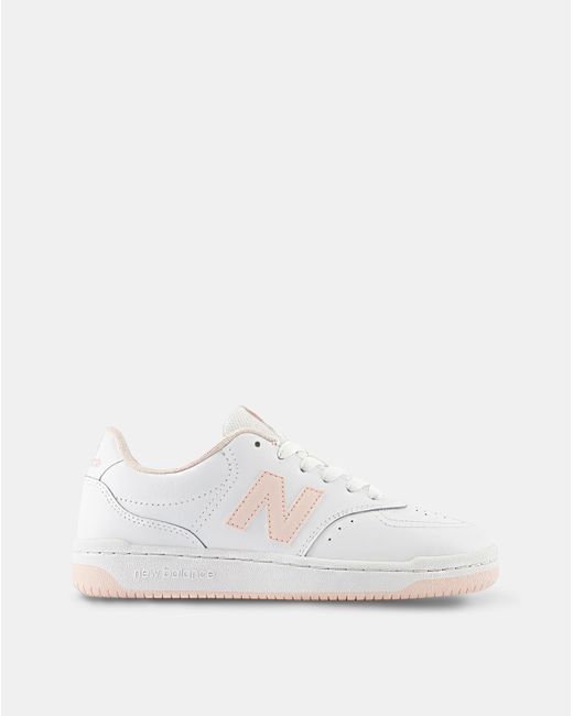 New Balance White Bb80 Trainers