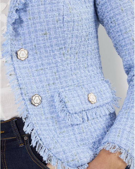 Joe Browns Blue Jb Let's Do Lunch Boucle Jacket