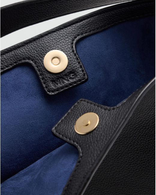 Mango Black Large Bucket Bag Buckle