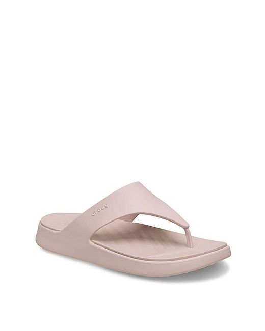 CROCSTM Pink Getaway Triangle Flip