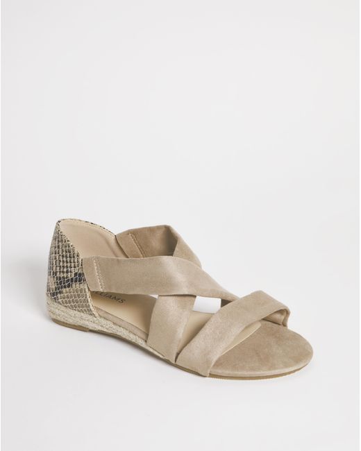JD Williams Natural Multi Strap Espadrille E Fit
