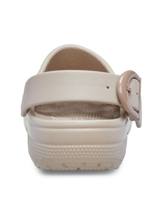 CROCSTM White Classic Buckle Clog