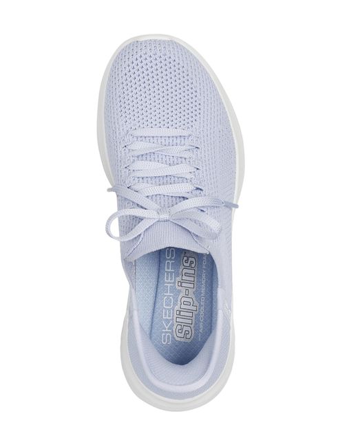 Skechers White Ultra Flex 3.0 Trainers