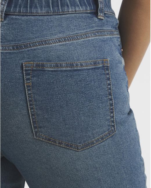 Simply Be Blue 24/7 Slim Crop Jeans
