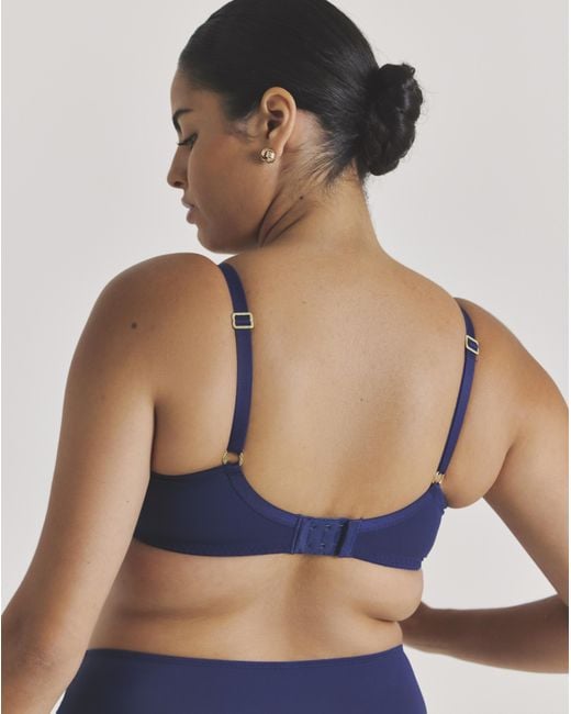 Pretty Secrets Blue 2 Pack Ella Padded Plunge Wired Bras