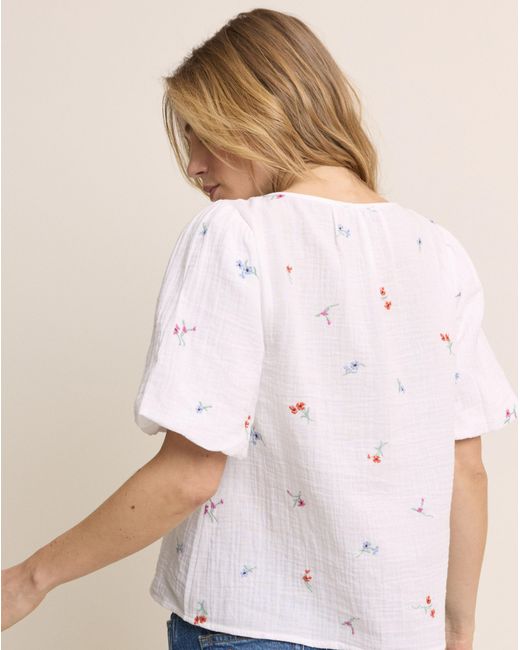 Nobody's Child White Edris Blouse