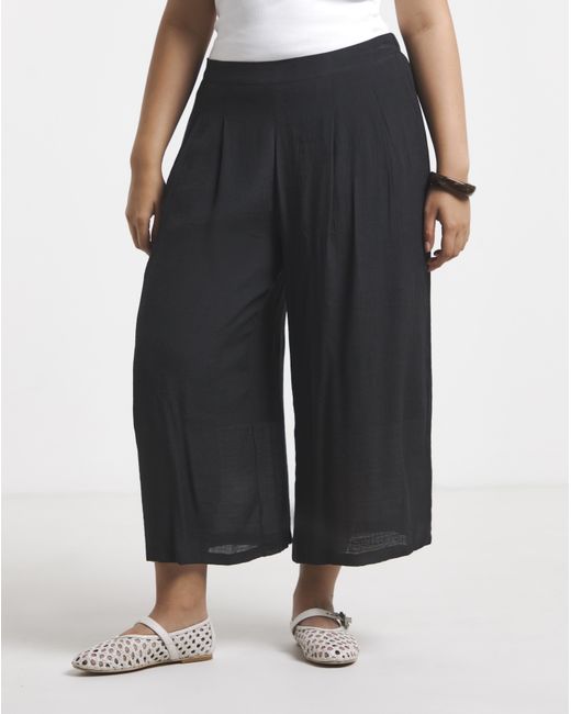 Simply Be White Palazzo Culotte