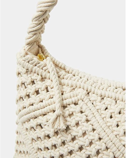 Accessorize White Macrame Shoulder Bag