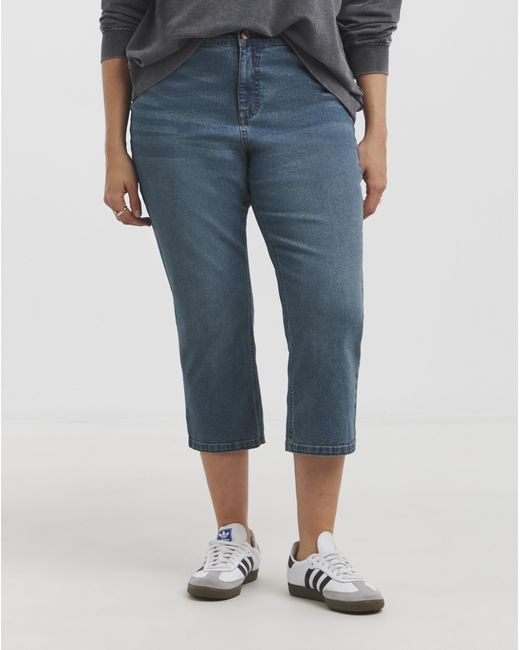 Simply Be Blue 24/7 Slim Crop Jeans
