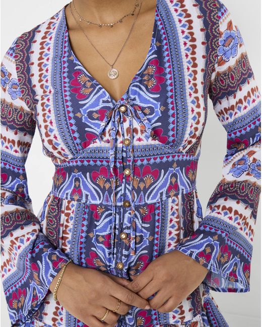 Joe Browns Blue Blissful Boho Tunic Dress