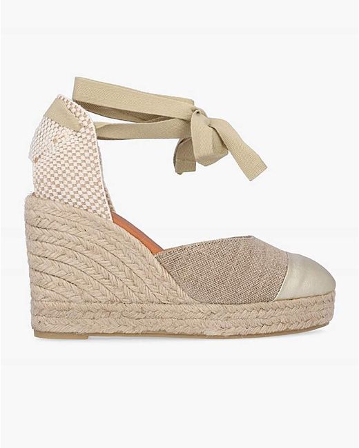 Daniel Footwear Metallic Daniel Kendall Wedge Espadrilles