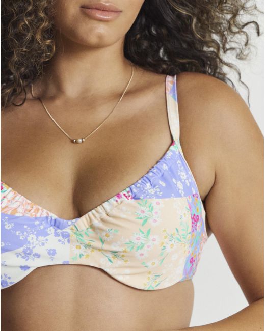 Simply Be Multicolor Katerini Bikini Top