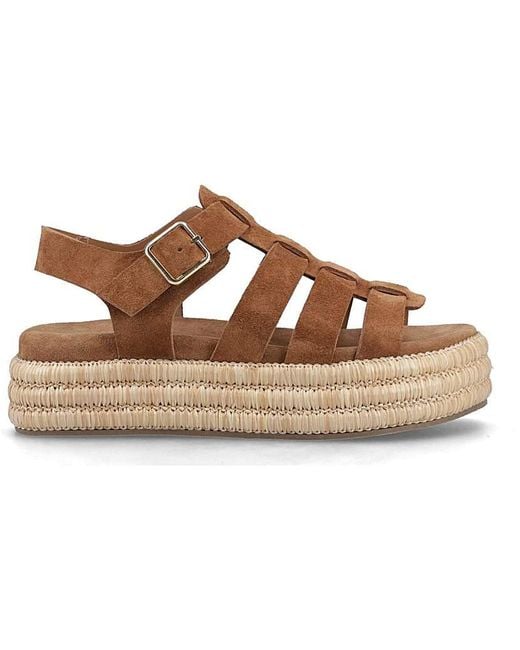 Hush Puppies Brown Rosetta Gladiator Sandal