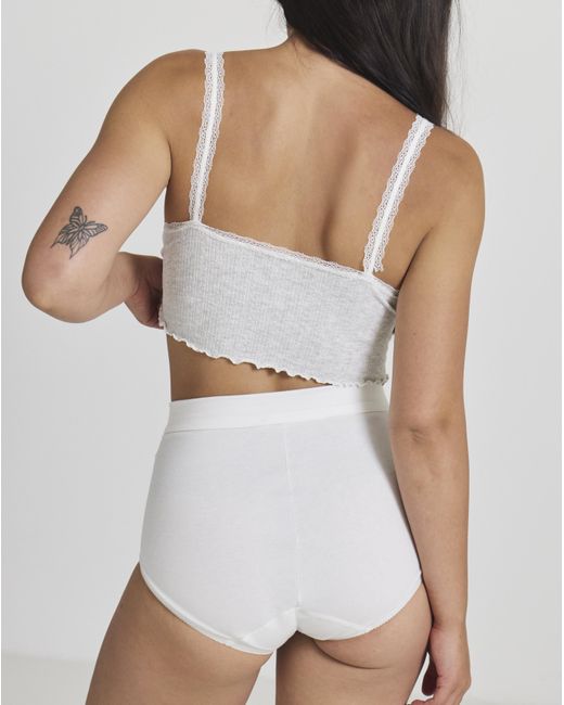 Sloggi White 2Pk Comfort Maxi Knicker