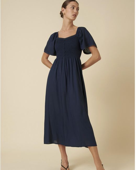 Nobody's Child Blue Mia Midi Dress