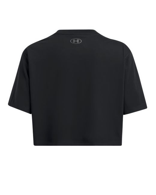 Under Armour Blue Boxy Crop Ss T-Shirt