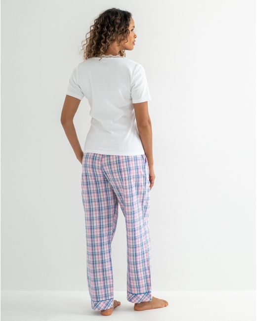 Pour Moi Purple Pour Moi Ribbed Pj Set