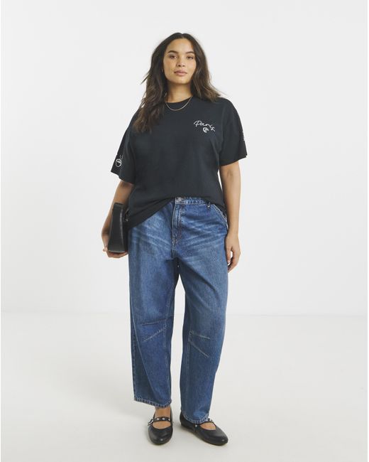 Simply Be Black Paris Graphic T-Shirt