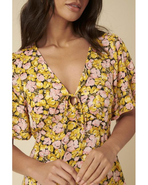 Nobody's Child Natural Dalia Midi Dress