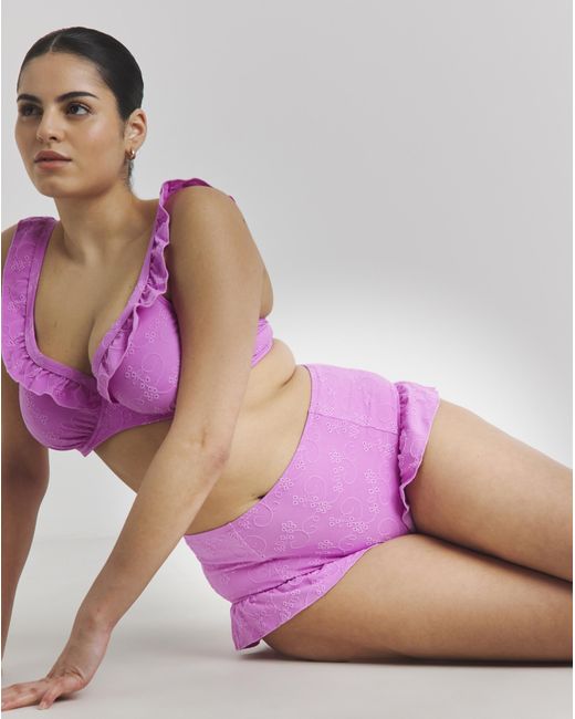 Simply Be Pink Katerini Bikini Bottoms
