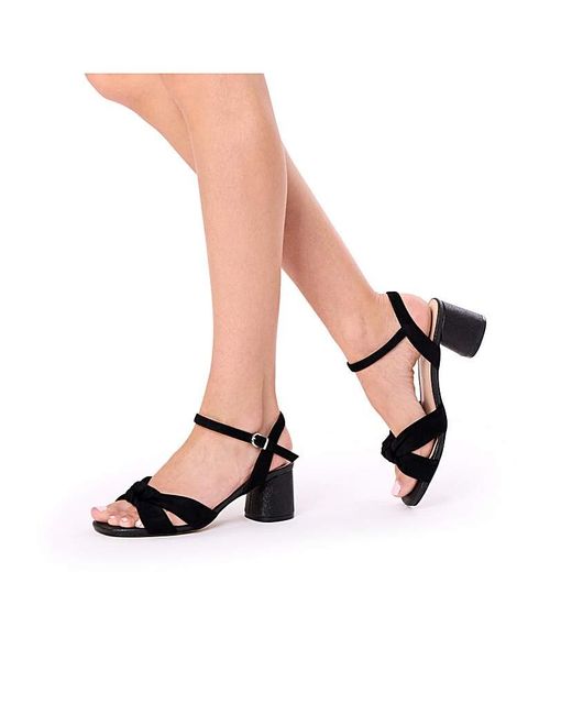 Paradox London White Nalani Wide Fit Sandals