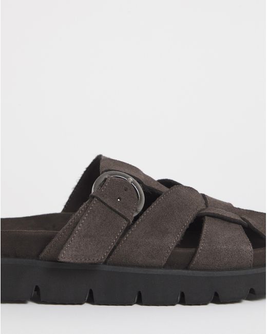 Simply Be Brown Woven Closed Toe Mules Wide Fit